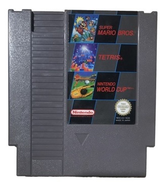SUPER MARIO BROS + TETRIS + WORLD CUP NINTENDO NES