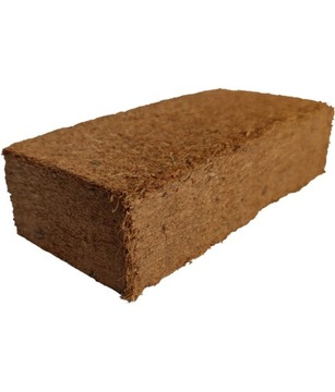 Кокосовое волокно 100% натуральное-брикет Coco PEAT 600г, земля торф 8л