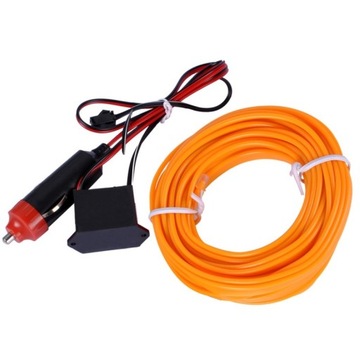 Світлодіодна стрічка El WIRE 2m 12V Orange