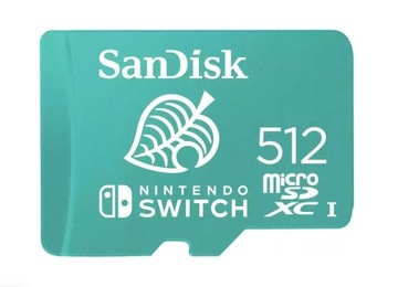Карта памяти SanDisk Nintendo Switch 512 ГБ