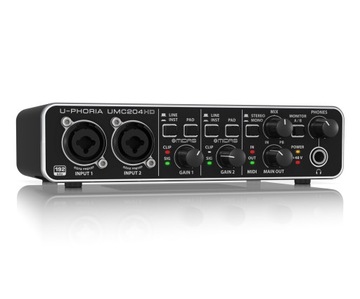 Behringer UMC204HD-аудио / MIDI интерфейс