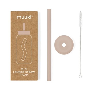 Muuki міні солома для пляшок Lounge Straw + CAP Desert ROSE 500ml