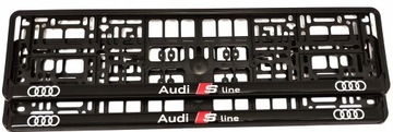 2шт Audi S-line гелевые панели и планки!