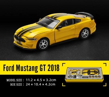 Игрушка Ford Mustang GT 1: 42 сменные части желтый