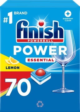 Finish Power Essential таблетки для посудомийної машини 70 шт Лимон Лимон
