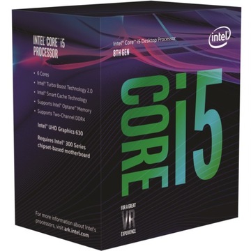 Процесор Intel Core i5-8400 6 x 2,8 ГГц Gen. 8 DDR4