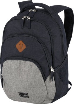 Дорожный рюкзак Travelite Basics темно-синий серый