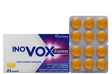 Inovox Express медово-лимонний смак 24 таблетки