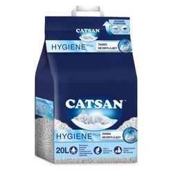 CATSAN Hygiene Plus 20L - натуральный кошачий помет
