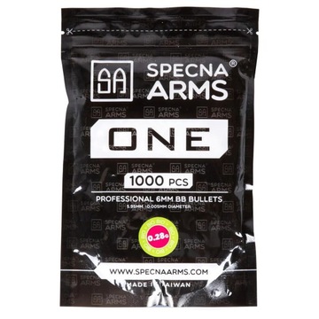 Шарики ASG биоразлагаемые Specna Arms ONE bio 0,28 г 1000 шт. - Уайт
