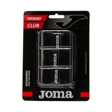 Обертки для теннисных ракеток Joma Club Cuhsion 3 шт. черные 400748.100
