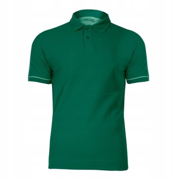 Рубашка поло, 220 г/м2, зеленый, xl,