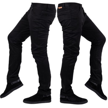 R. 30 LUCA тонкі чорні штани з тканини