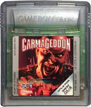 Carmageddon-GAME BOY COLOR GBC-Сэм картридж PAL