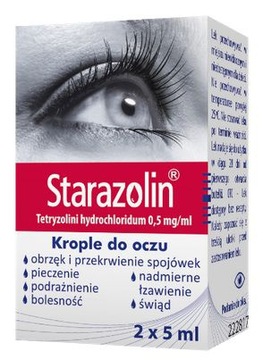 Старазолін, очні краплі 0,5 мг/ мл, 10 мл