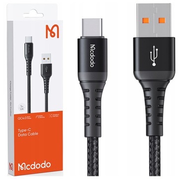 MCDODO USB-C КАБЕЛЬ ДЛЯ ШВИДКОЇ ЗАРЯДКИ ДЛЯ SAMSUNG XIAOMI USB TYPE C QC 4,0 3 М
