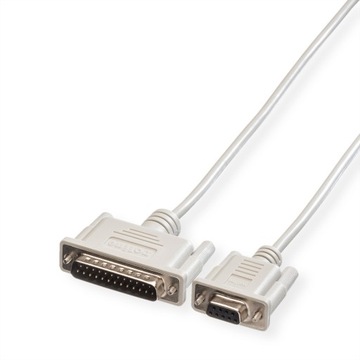 Последовательный кабель для принтера DB9 F DB25 M 1,8 m