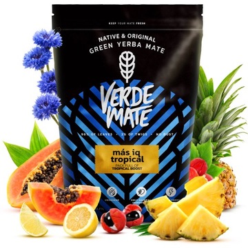 Yerba Verde Mate MAS IQ Tropical 500g сила тропиков