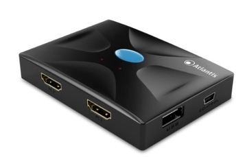 Atlantis KVM HDMI переключатель USB KVM HDMI с 2 портами распродажа