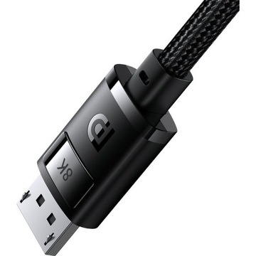 Кабель DisplayPort-DisplayPort, сигнальний кабель для монітора, 8k, 5m Baseus