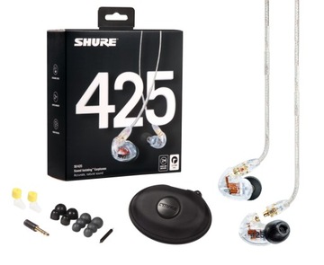 Shure SE425-CL-EFS профессиональные наушники для прослушивания сценического прослушивания