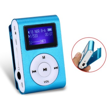 Портативный MP3-плеер синий
