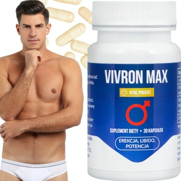 Таблетки для потенції без рецепта капсули для ерекції Vivron Max 30 шт.