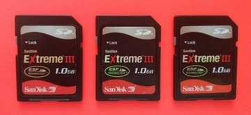 SD 1 ГБ ~ ~ SanDisk Extreme III ~ ~ дешево !!! Суперціна !!!