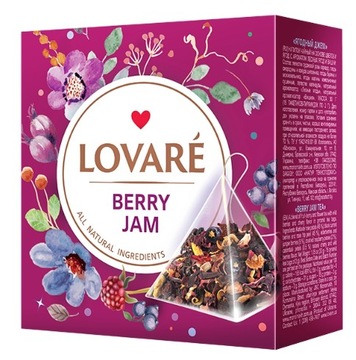 Квітковий чорничний чай Berry Jam LOVARE 15 pir