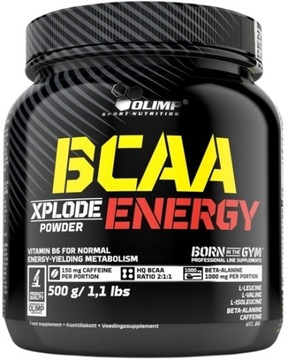 Olimp BCAA Xplode Energy 500g Fruit Punch-аминокислоты BCAA