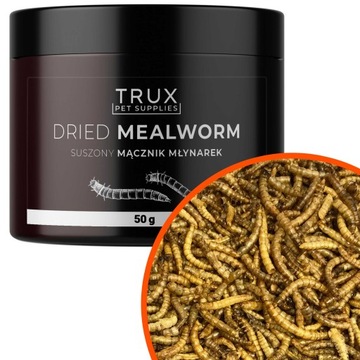 TRUX Dried Mealworm 50g / 300ml-сушеные личинки мучных червей