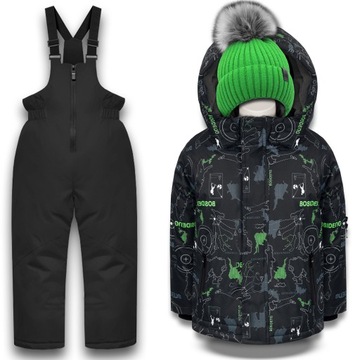 Лыжный костюм водонепроницаемый зимний утепленный SIDE 128 Black качество