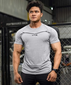 Футболка BLADE GYMX цвет Steel Grey размер S уникальный