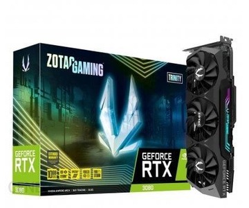 Відеокарта Zotac GAMING GeForce RTX 3080 Trinity LHR 10 ГБ