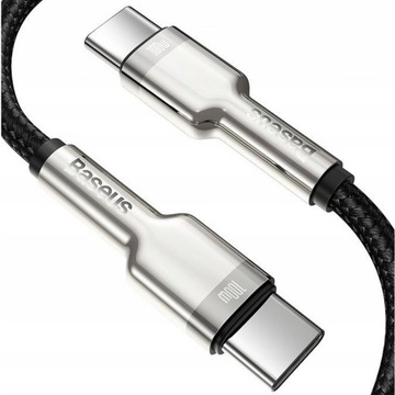 BASEUS кабель USB-C / USB-C потужний 100 Вт високошвидкісний PD 1 м