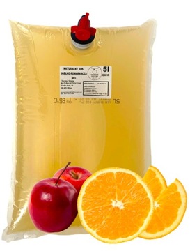Яблучно-апельсиновий сік 100% 5л (пресований, NFC)