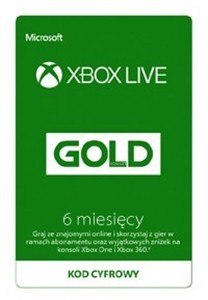 Xbox Live Gold 6 месяцев MICROSOFT S3T-00005