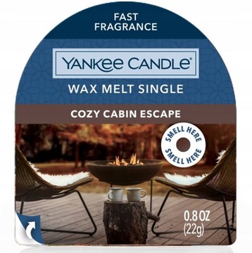YANKEE CANDLE WAX WAX COZY Cabin ESCAPE 22 г