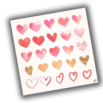 День святого Валентина сердце любовь дизайн наклейки