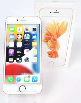 ТЕЛЕФОН APPLE IPHONE 6S 64GB РОЗОВЫЙ 66% ПОЛНЫЙ КОМПЛЕКТ