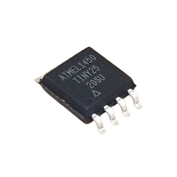 ATTINY25-20su-микроконтроллер 8bit, 2kb, 128b, 128b, 20MHz, SO8W, Atmel