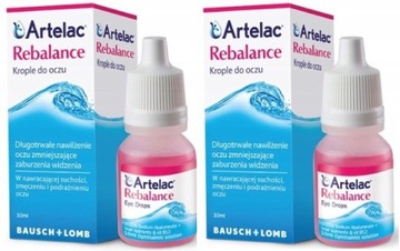 Artelac Rebalance зволожуючі краплі для очей 2 x 10 мл
