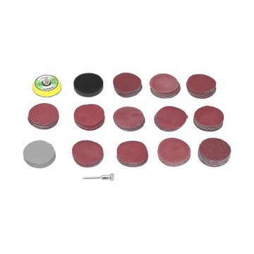 133pcs Sandpaper Disc Kit Polishing with Abrasive Pad Sanding Paper Round 2