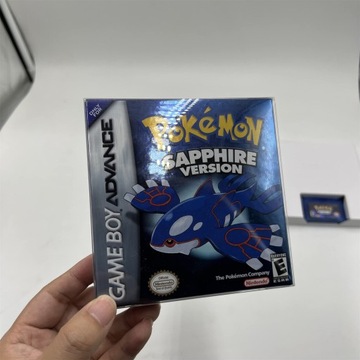 Игра Boy Advance Box Art Games Pokemon Sapphire версия