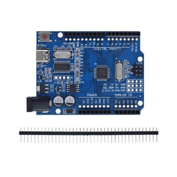 Плата разработки ATmega328P USB Type-C, формат UNO R3-compatible