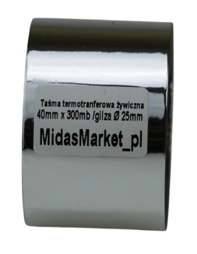 Стрічка калька плівка TTR смола 40X300 для зебри