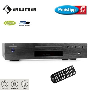 Auna AV2-CD509 USB MP3 HiFi CD-плеер-черный