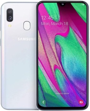 Смартфон Samsung Galaxy A40 GB / 64 GB White