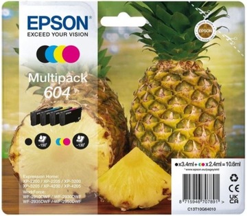 4x чернила для принтера EPSON 604 MULTIPACK