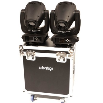 Набор 2X COLORSTAGE LED moving Head ART 230W 3in1 ZOOM + чехол